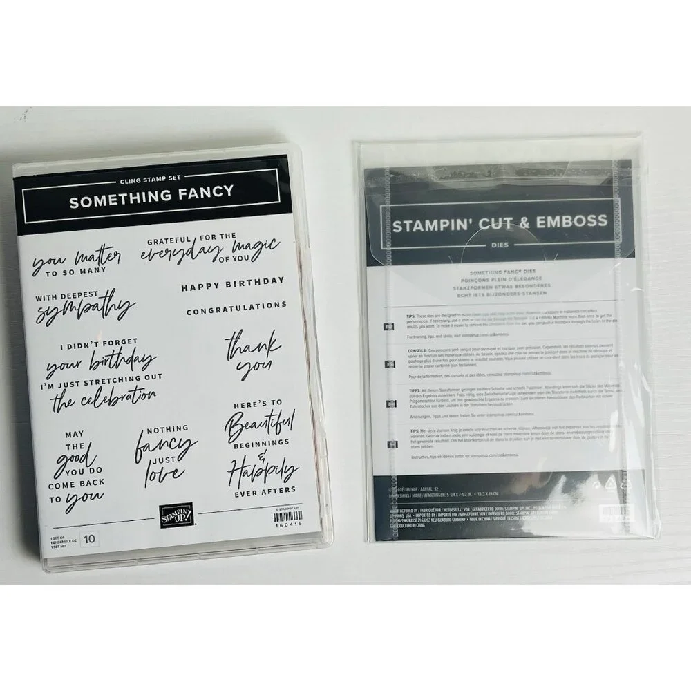 Stampin' Up! SOMETHING FANCY Stamp Set and Dies‎ Bundle